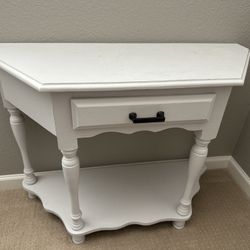 Distressed White Table