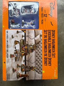 Disney Halloween Figurine Set 12 Pieces