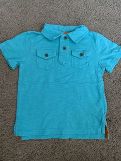 Turquoise polo 3T shirt