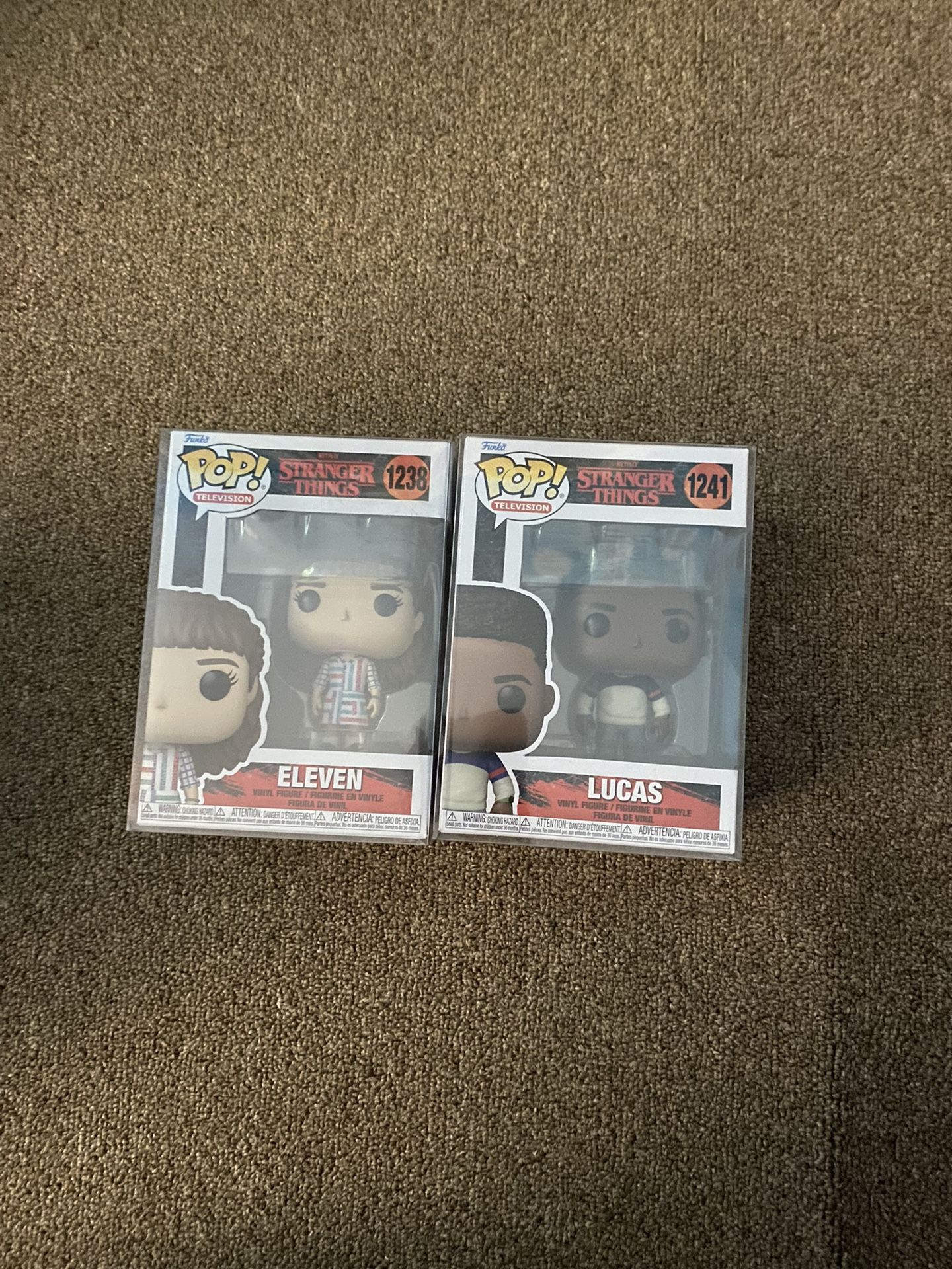 Lucas And Eleven Stranger Things Pop Funko!