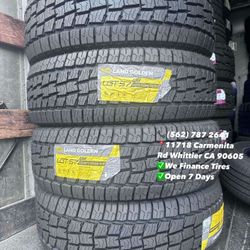 275/70R18 LT Land Golden A/T New Set of Tires Installed and Balanced Set de Llantas Nuevas Instaladas y Balanceadas