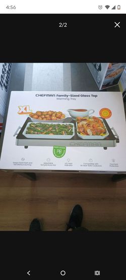Chefman glass top warming tray