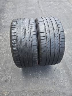 2. Tires.  255. 35. 18.  Michelin Pilot Sport