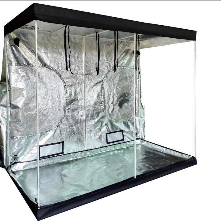 8x4 heavy duty Grow tent all metal corners and frame. More equipment available in description: LEDs lec fans carbon filters more
