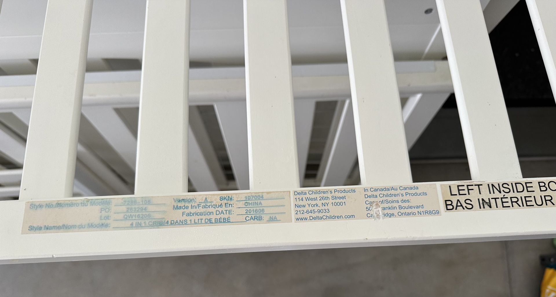 Delta Full Size Crib