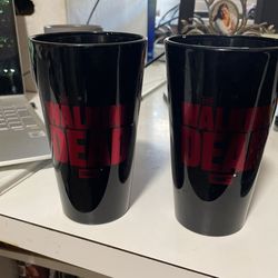 The Walking Dead Glass Tumbler Set Glen And Daryl