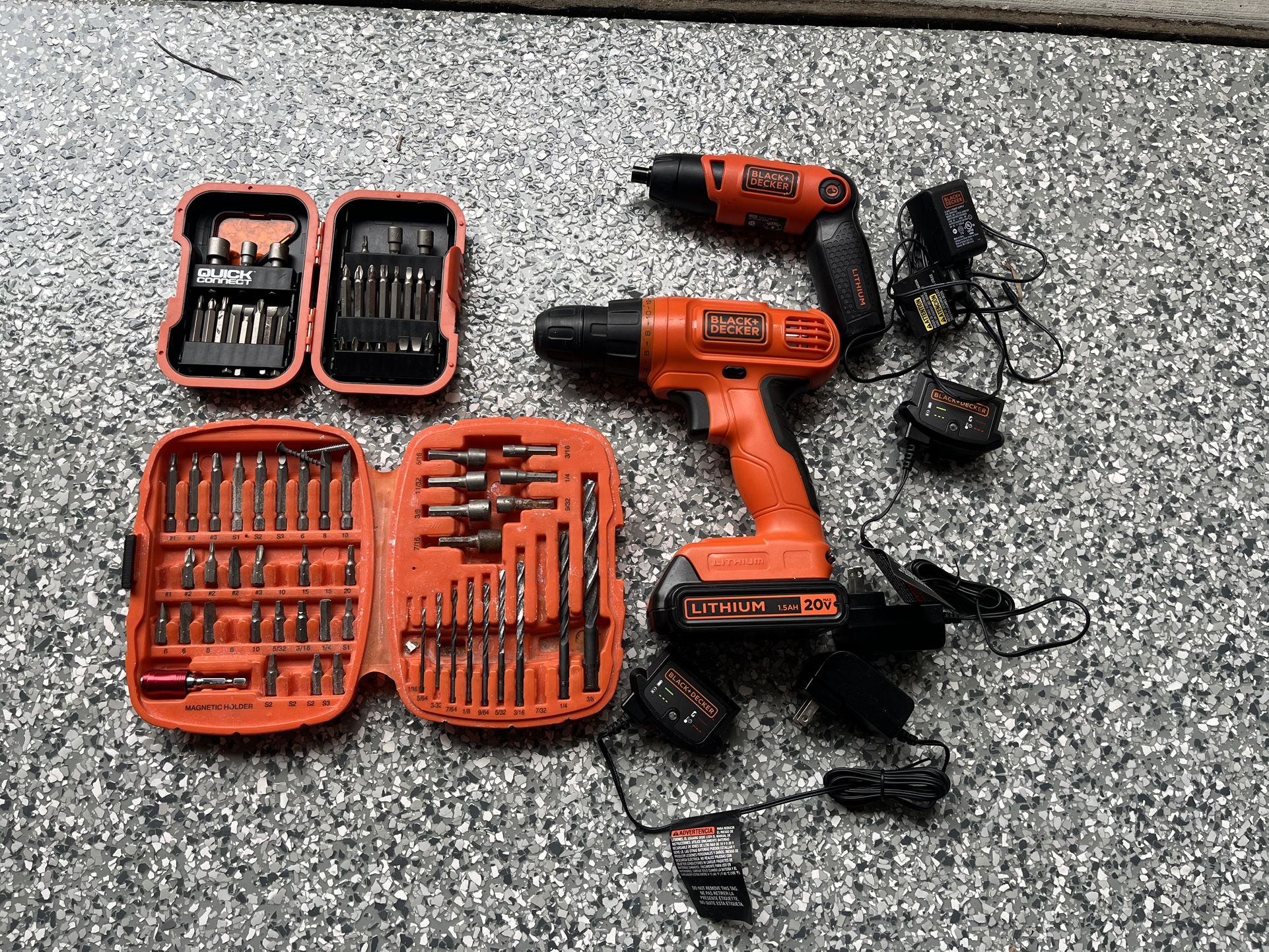 Black & Decker Drill And Hand Drill