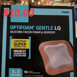 $10.. Pack Of 10 (3 X 3) Sterile Wound Dressing