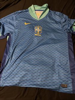 Yellow and blue Brazil jerseys