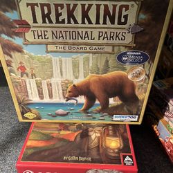 Board Games - Trekking and Raccoon Tycoon 