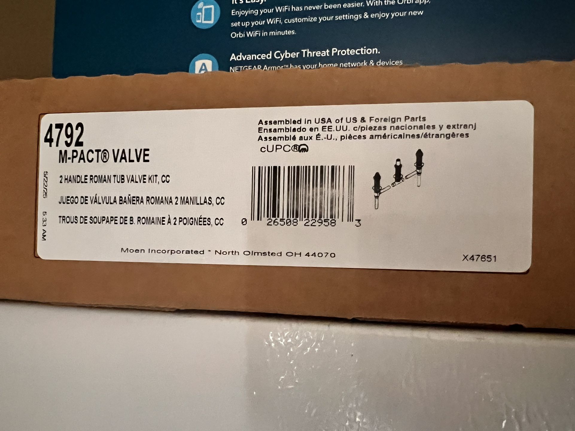 Mine 2 Handle Roman Tub Value Kit - 4792