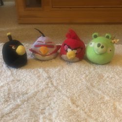 Angry Birds Hand Size Plush Toys