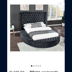 Queen Bed frame With Drawers