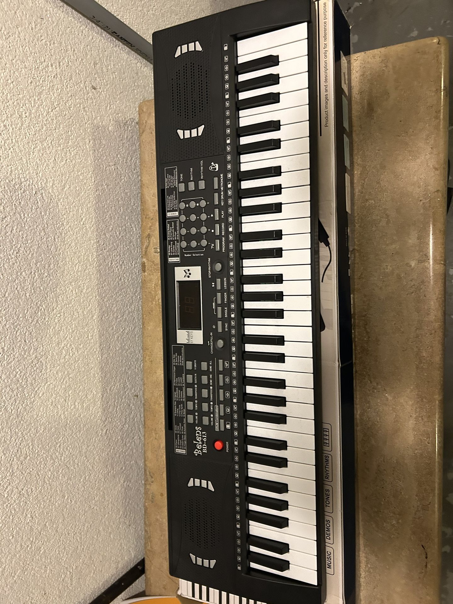 61 Keys Electronic Digital piano, portable Keyboard piano