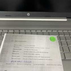 hp Laptop 15 256 Gb, i7 core, with 30 day warranty