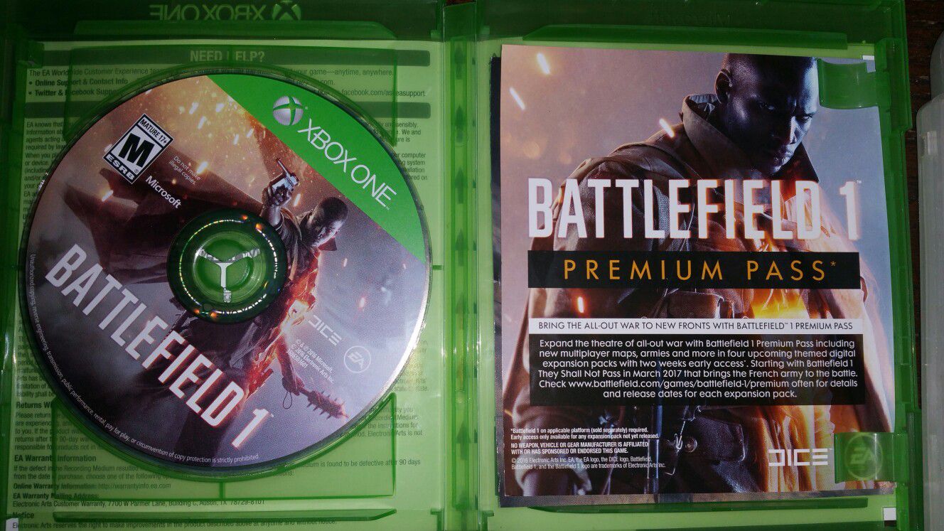 BATTLEFIELD 1 for XBOX ONE