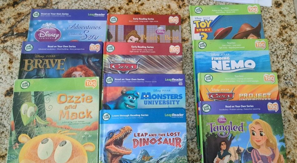 LEAP FROG TAG BOOKS