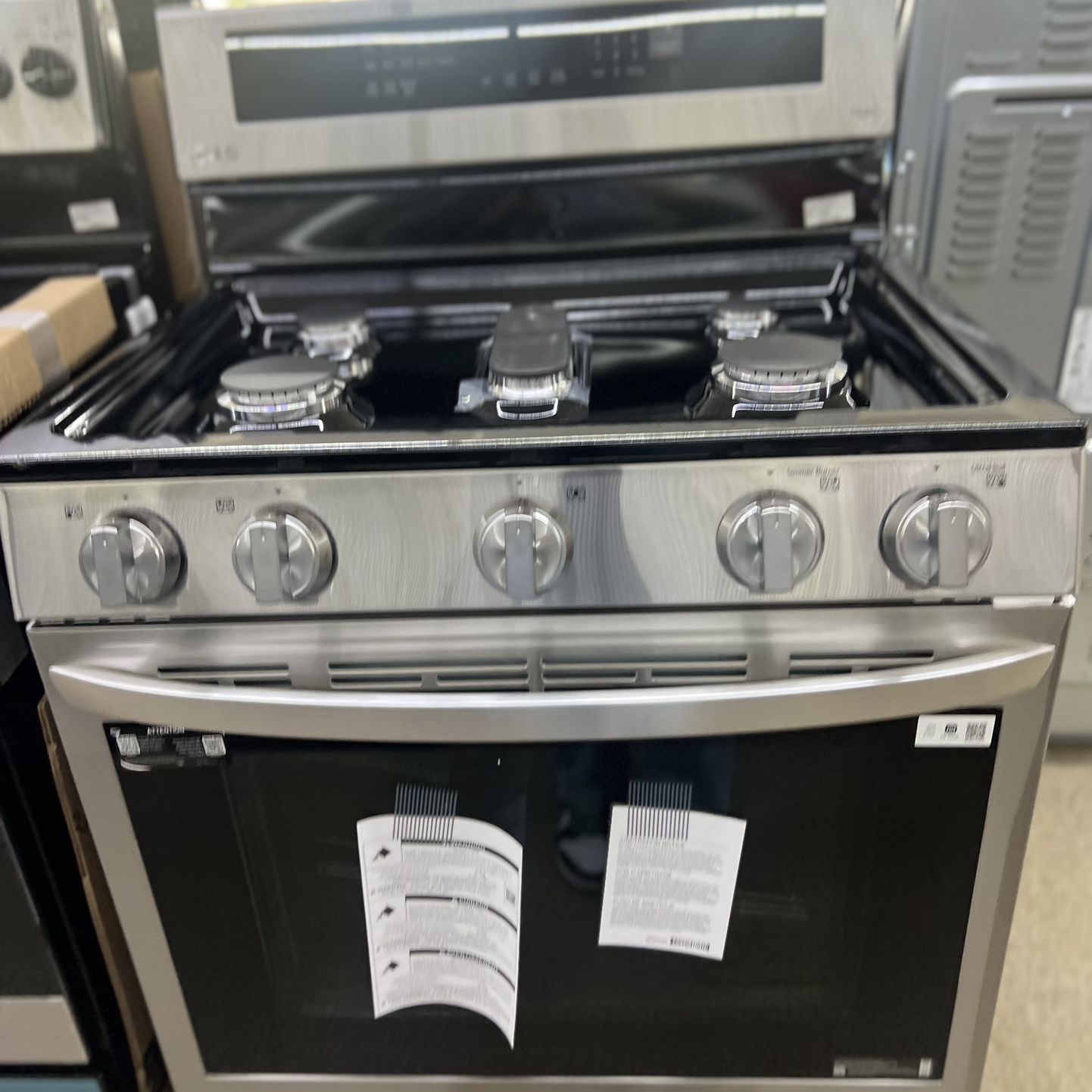 LG Gas Range Stainless Steel $10 Down Convection Bake