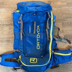 Ortovox Traverse 30 Backpack With Rain Cover Blue Hiking Camping Outdoors