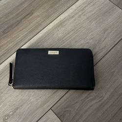 Kate Spade Large Continental Wallet Black Zip