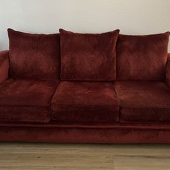 Oversized Couch and Love Seat Set with Ottoman (3 Piece)