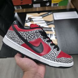 Nike SB Supreme Red Cement Size 9.5 Men
