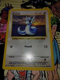 Dratini from the Base Set (Unlimited)