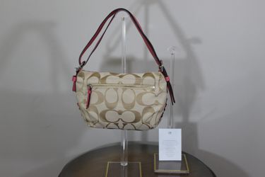 Pink Vintage Coach Shoulder Bag