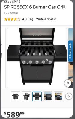 BRAND NEW PROPANE GAS BBQ GRILL WITH COVER INCLUIDED
