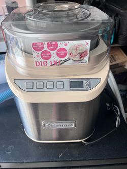 Cuisinart 2-Quart Ice Cream Maker – Gelato & Sorbet – Digital