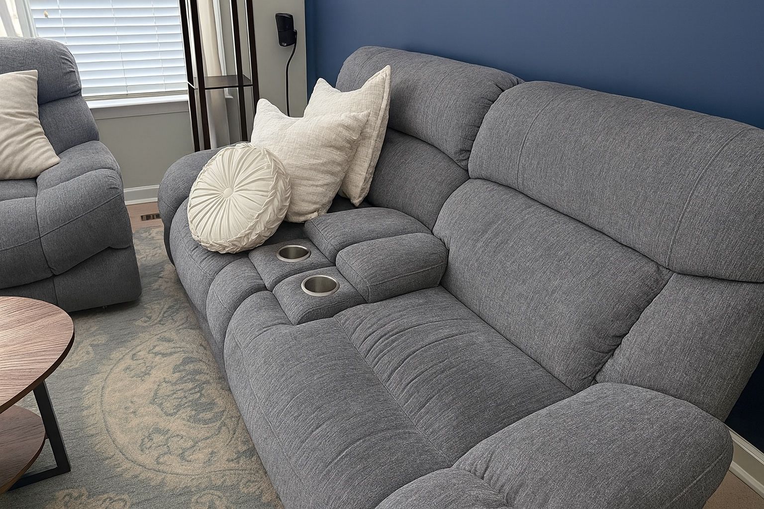 (DELIVERY 🚚)Power Recliner, Grey Oversize Chair And Oversizelove