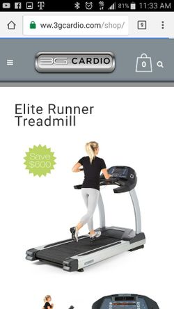 Brand new assembled 3g elite runner treadmill commercial grade
