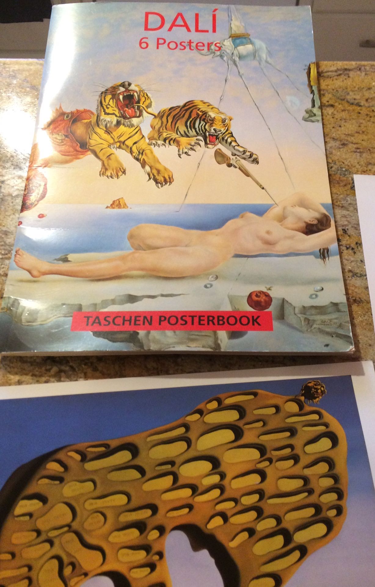 Set of 6 Salvador Dali posters printed in Germany