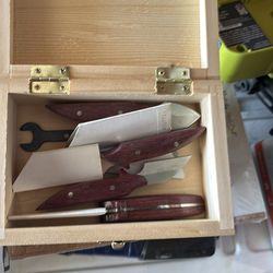 Fixed blade Knife carving set