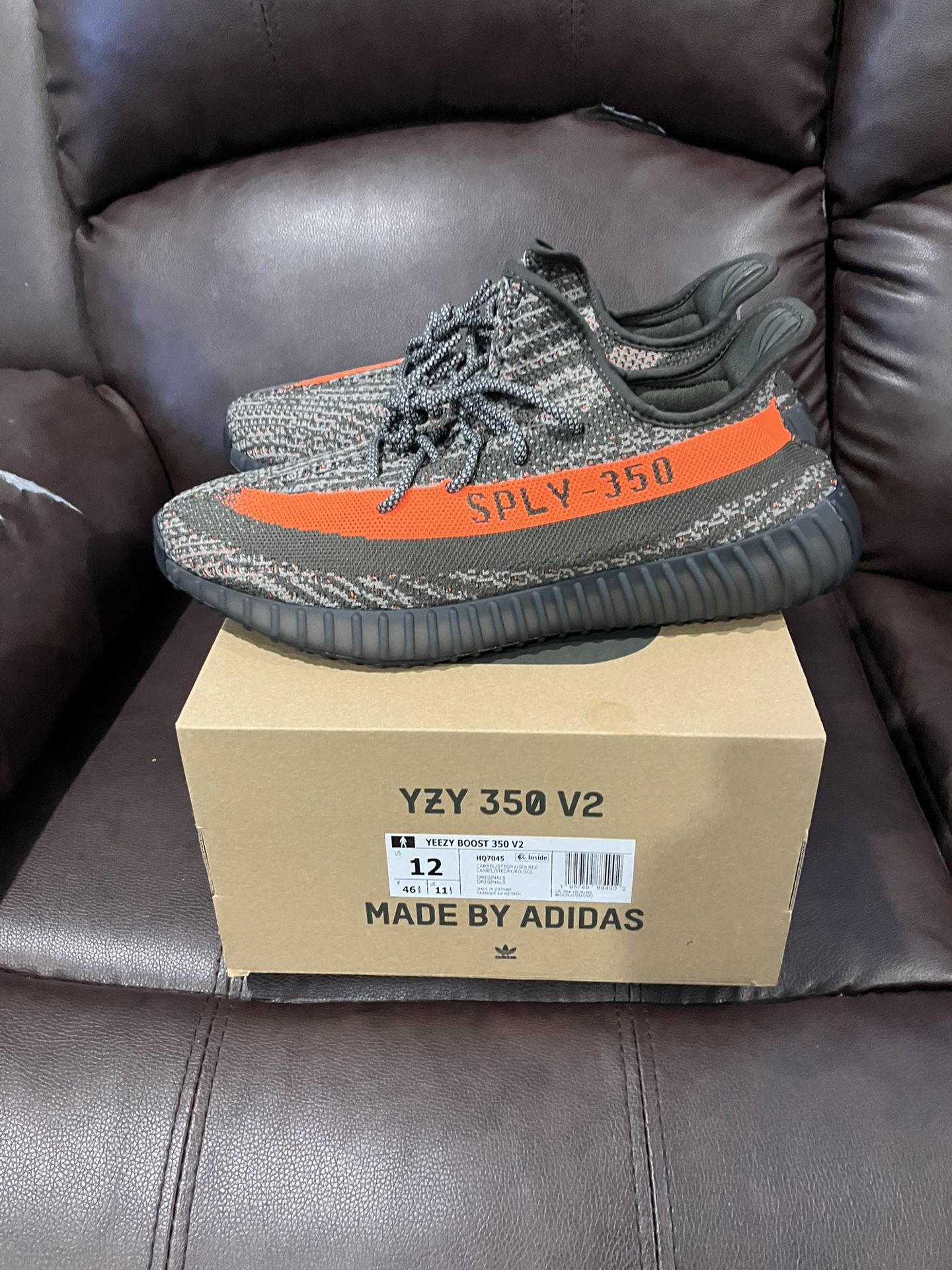 Authentic Adidas YEEZY Boost 350 V2, HQ7045, Size 10, Brand New in Box