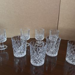 Crystal Glasses Longchamp Eclat Cristal D'arques