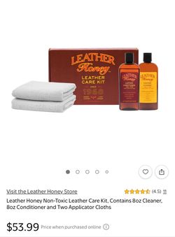 Leather honey leather care kit