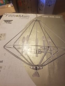 fifth and main marin 5 light pendant