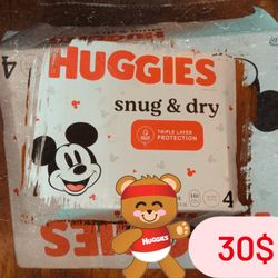 Size 4 Huggies Diapers Brand New!! Still In Box