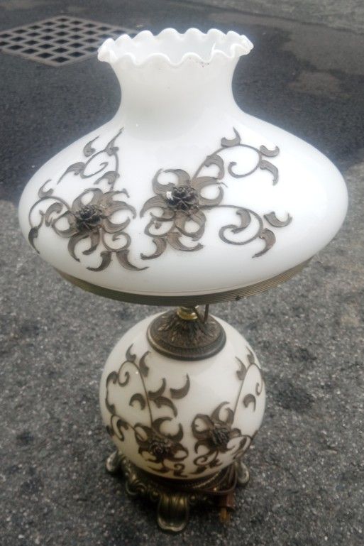 Antique Hurricane Lamp