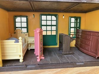 Playmobil Hôtel Des Mineurs 3426, Maison Western Vintage Avec Boîte Et Klicky