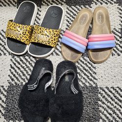 Girl's Sandals Shoes Bundle 3 Pairs