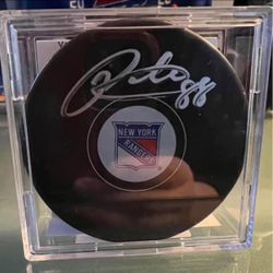New York Rangers Patrick Kane Signed Hockey Puck 