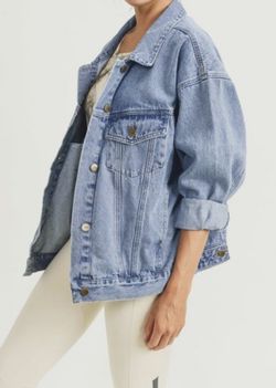 Oversized vintage jean jackets