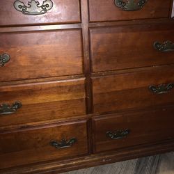 8 Drawer Wood Dresser