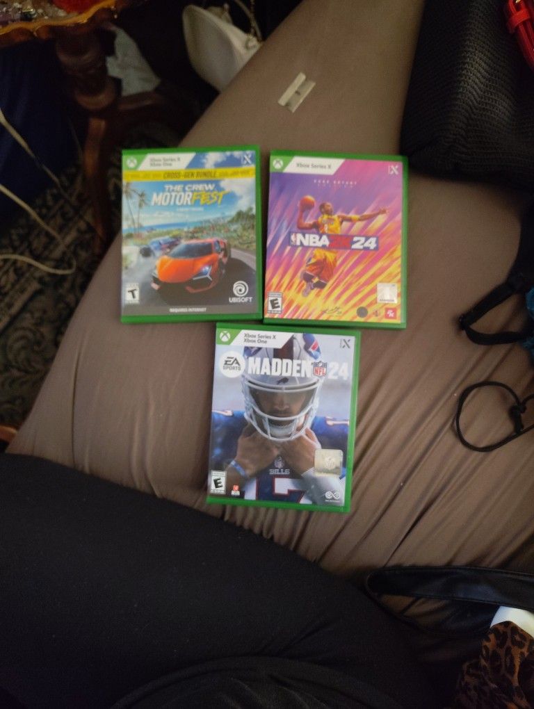 Three Xbox Games Brand New