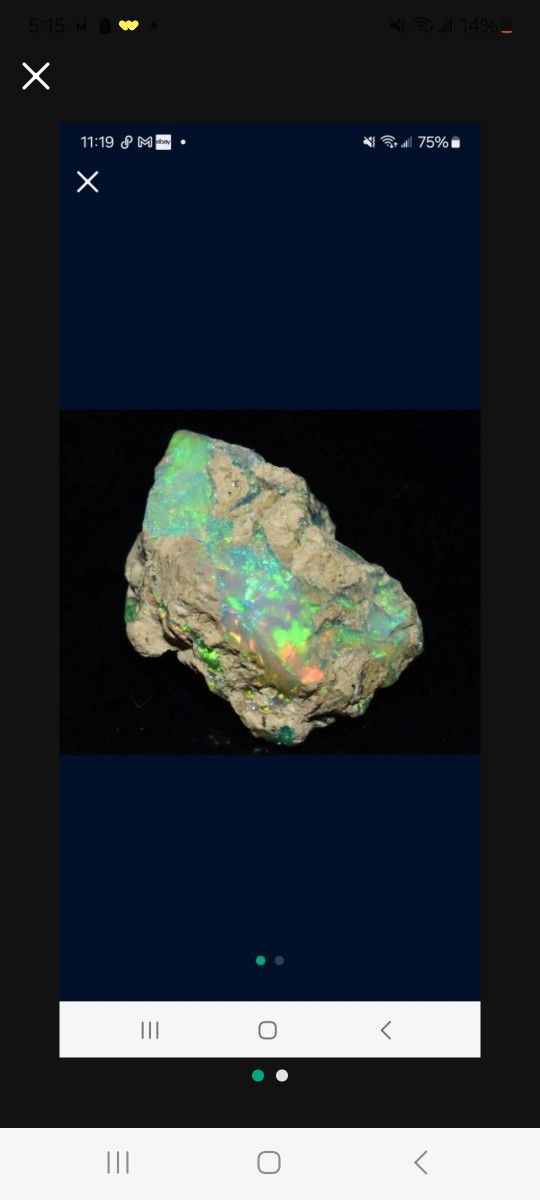 5ct Natural Raw Ethiopian Fire Opal