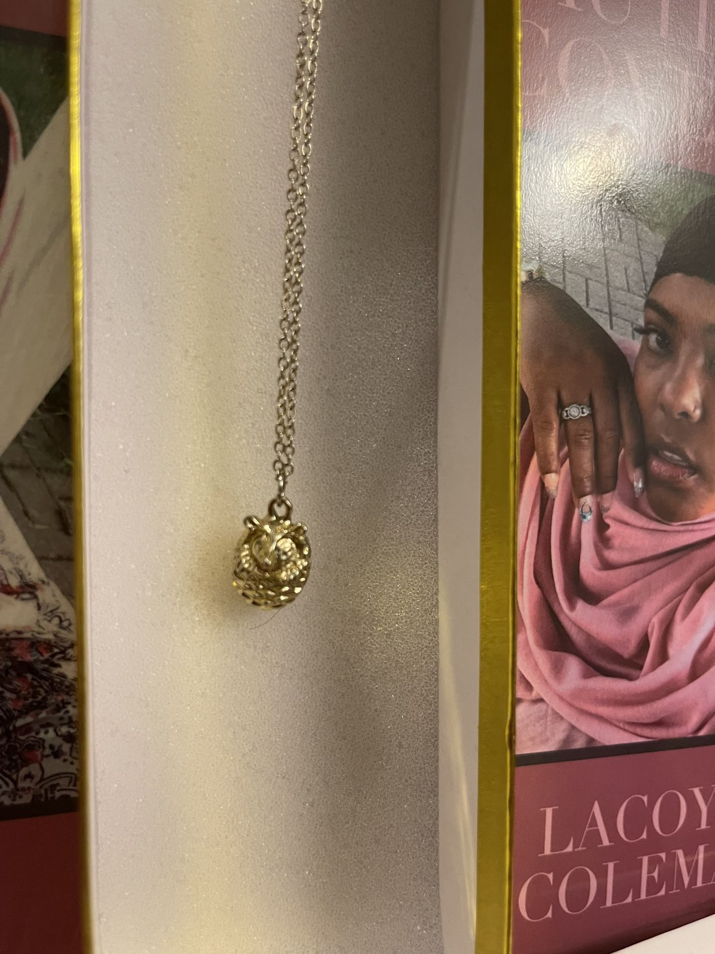 Owl Necklace N charm 