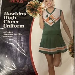 Halloween Costume Stranger Things Hawkins High School Uniform Adult Small NEW
