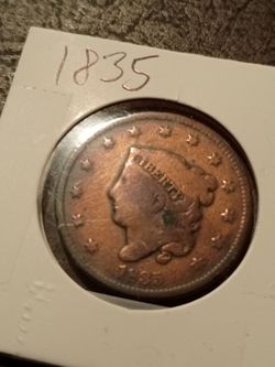 1835 large cent